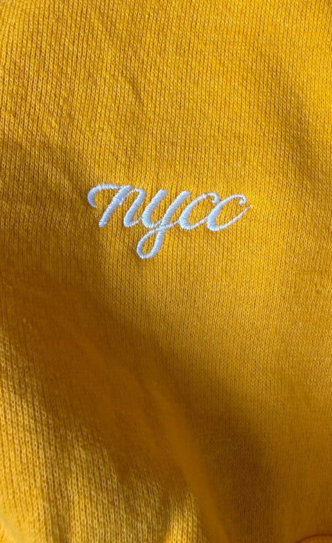 Goldenrod • NYCC Vintage Crewneck (S) double-sided