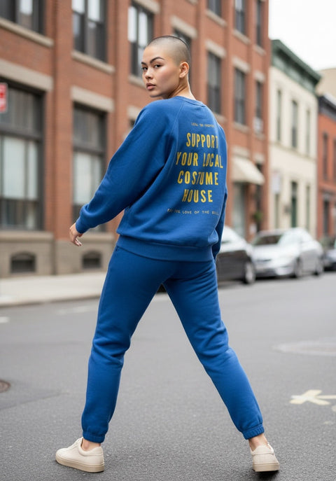 Cornflower Blue • NYCC Vintage Crewneck (M) single-sided