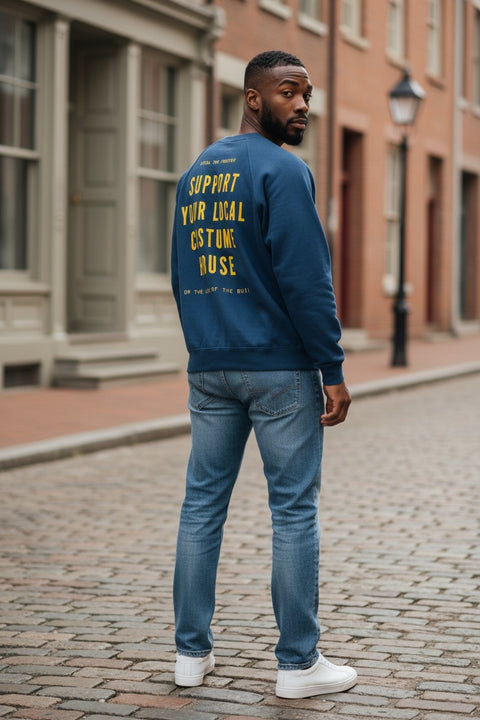 Denim Blue • NYCC Vintage Crewneck (M) double-sided