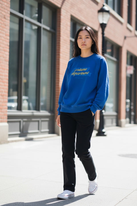 Empire Blue • NYCC Vintage Crewneck (S) double-sided