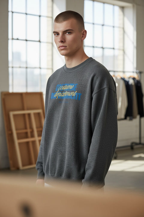 Heathered Dark Grey • NYCC Vintage Crewneck (XL) single-sided