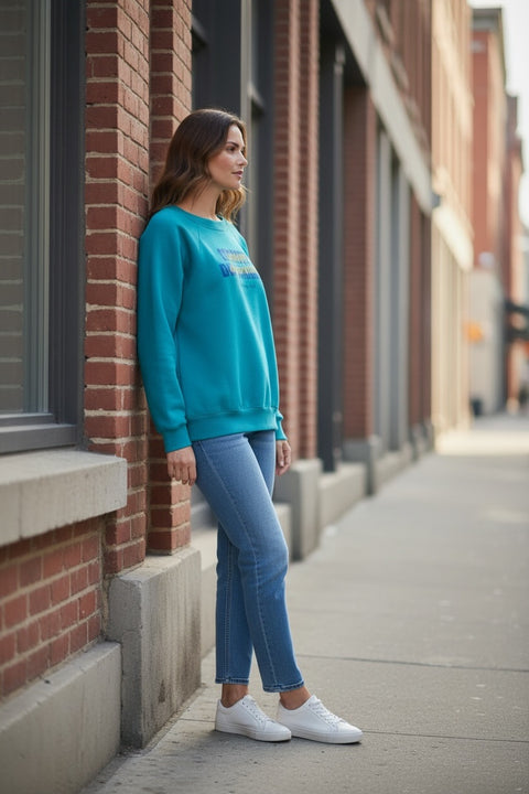 Sky Blue • NYCC Vintage Crewneck (2XL) double-sided