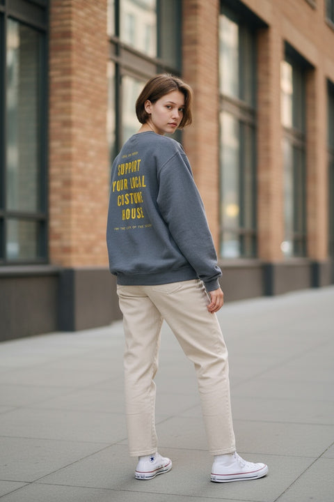 Stone Grey • NYCC Vintage Crewneck (L) single-sided