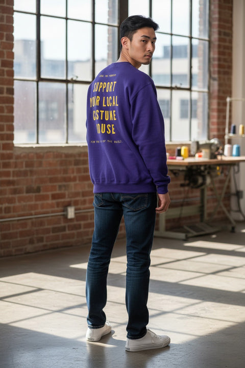 Violet • NYCC Vintage Crewneck (M) double-sided